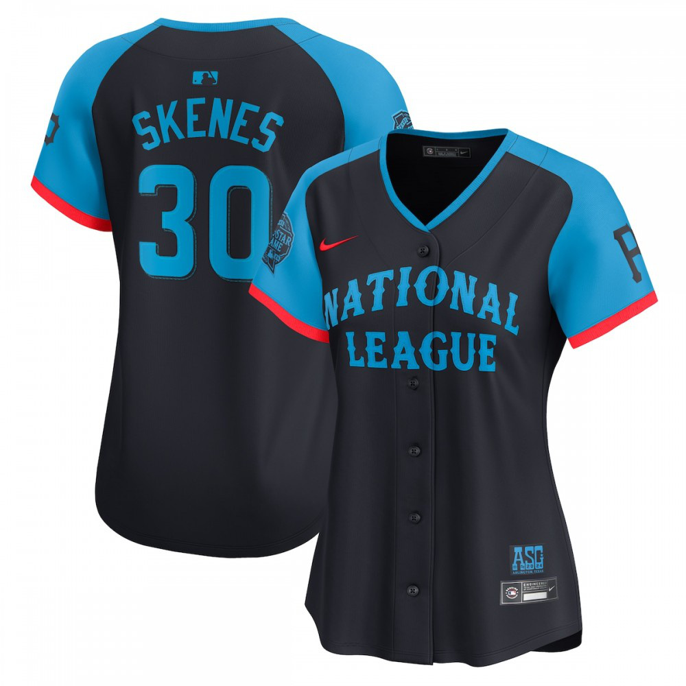Paul Skenes National League Women's 2024 MLB All-Star Game Limited Player Jersey - Navy-Pro Kit Vault | Brand New 26/27 Sports Jerseys